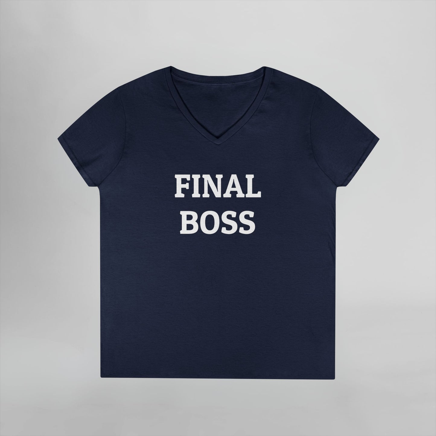 Final Boss Women's V-Neck Tee