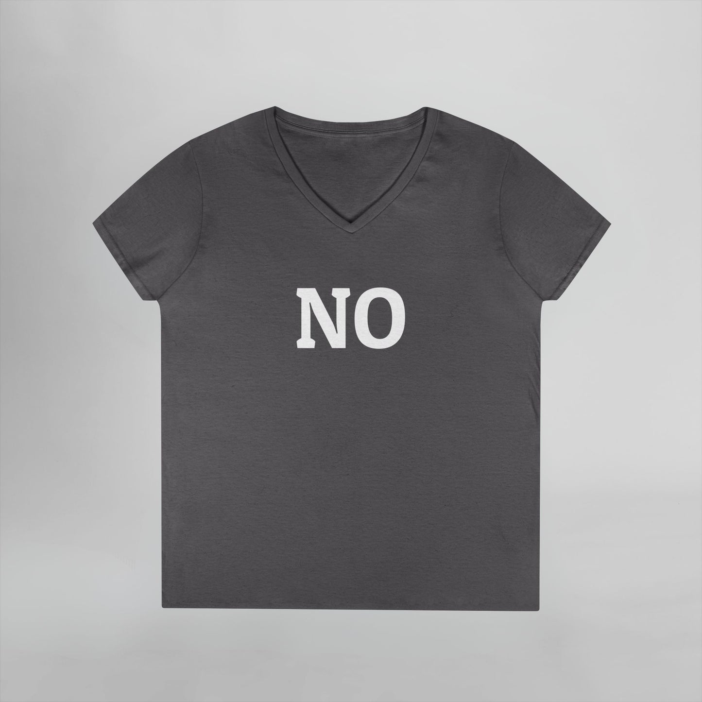 No Women's V-Neck Tee