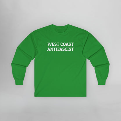 West Coast Antifascist Long Sleeve Tee