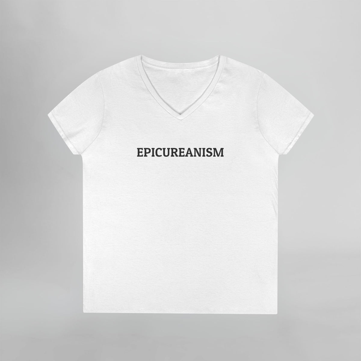 Epicureanism Women's V-Neck Tee