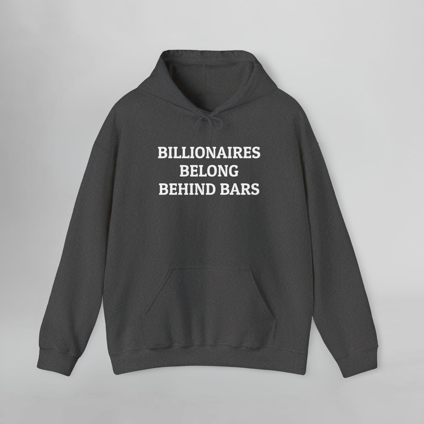 Billionaires Belong Behind Bars Hoodie