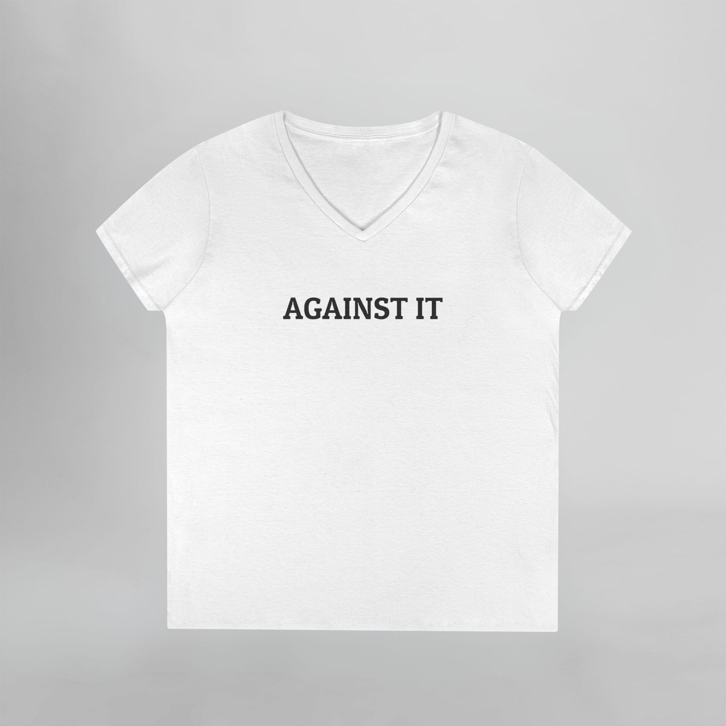 Against It Women's V-Neck Tee