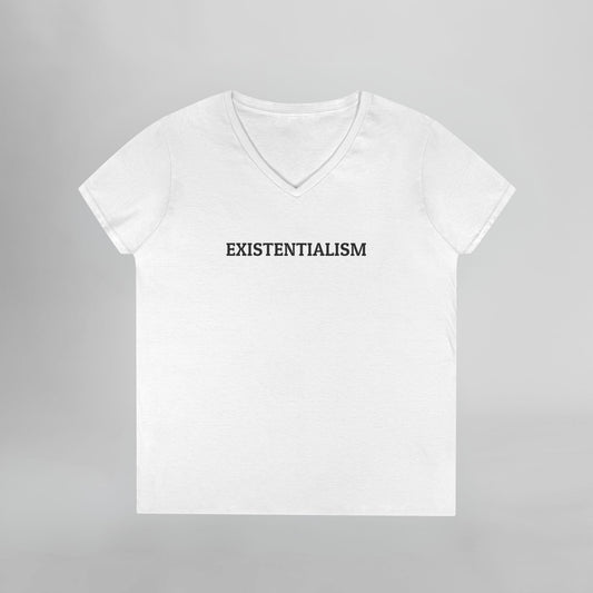 Existentialism Women's V-Neck Tee