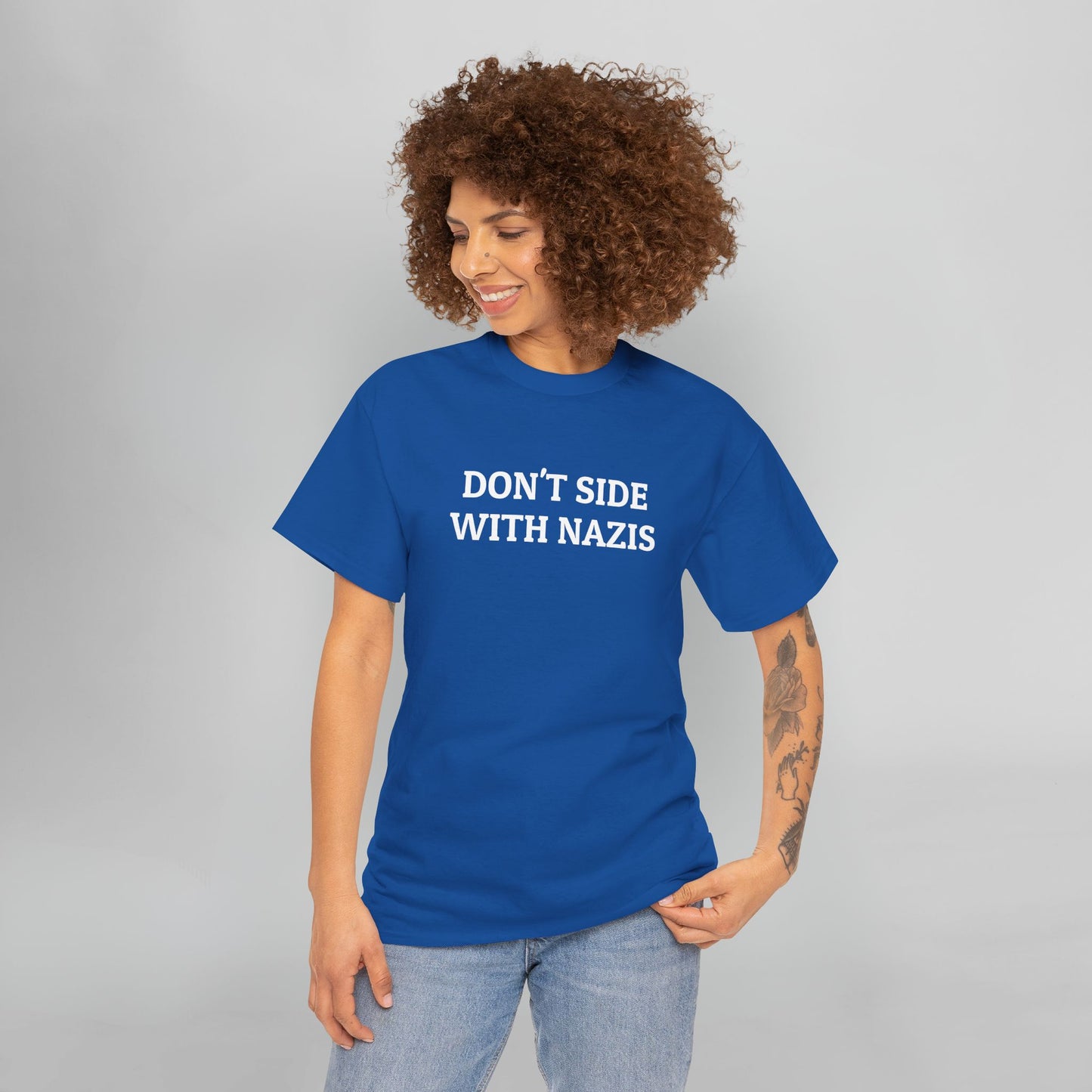 Don't Side With Nazis Tee