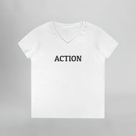 Action Women's V-Neck Tee