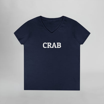 Crab Women's V-Neck Tee