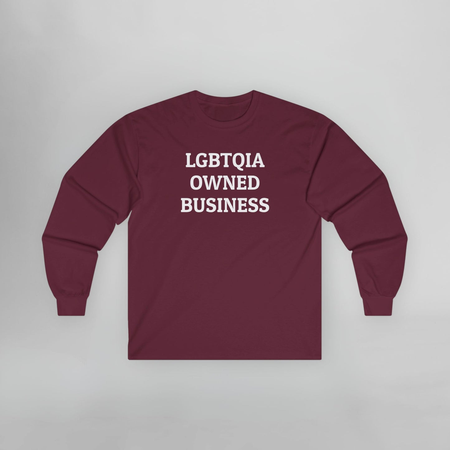 LGBTQIA Owned Business Long Sleeve Tee