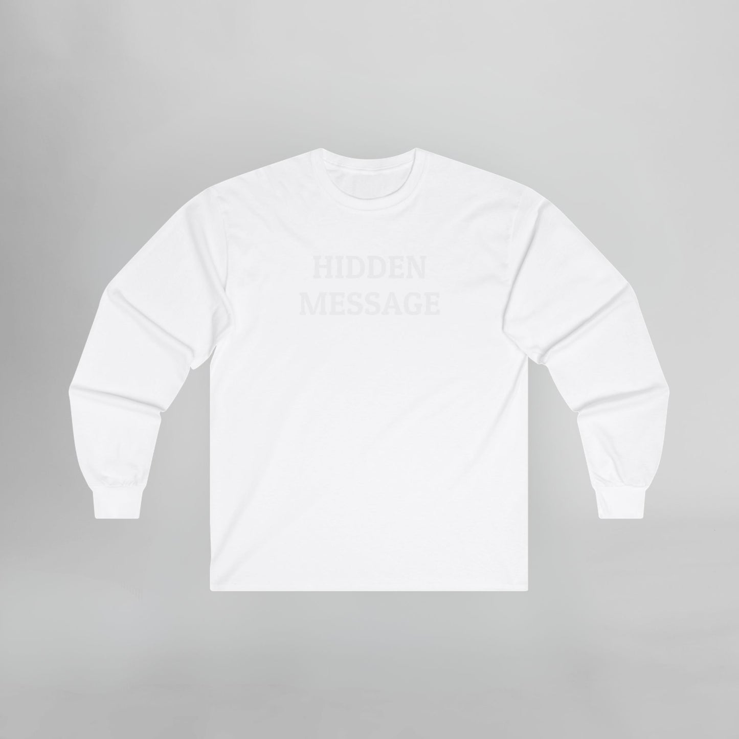 Hidden Message Long Sleeve Tee