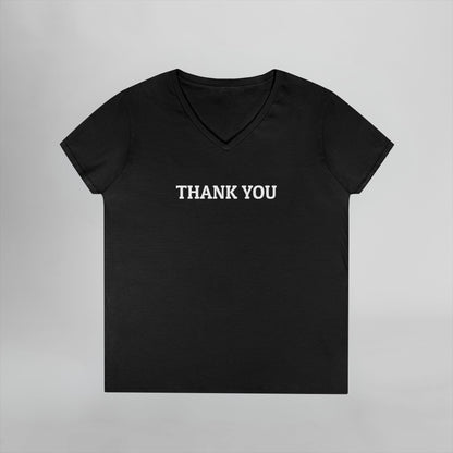 Thank You Women's V-Neck Tee