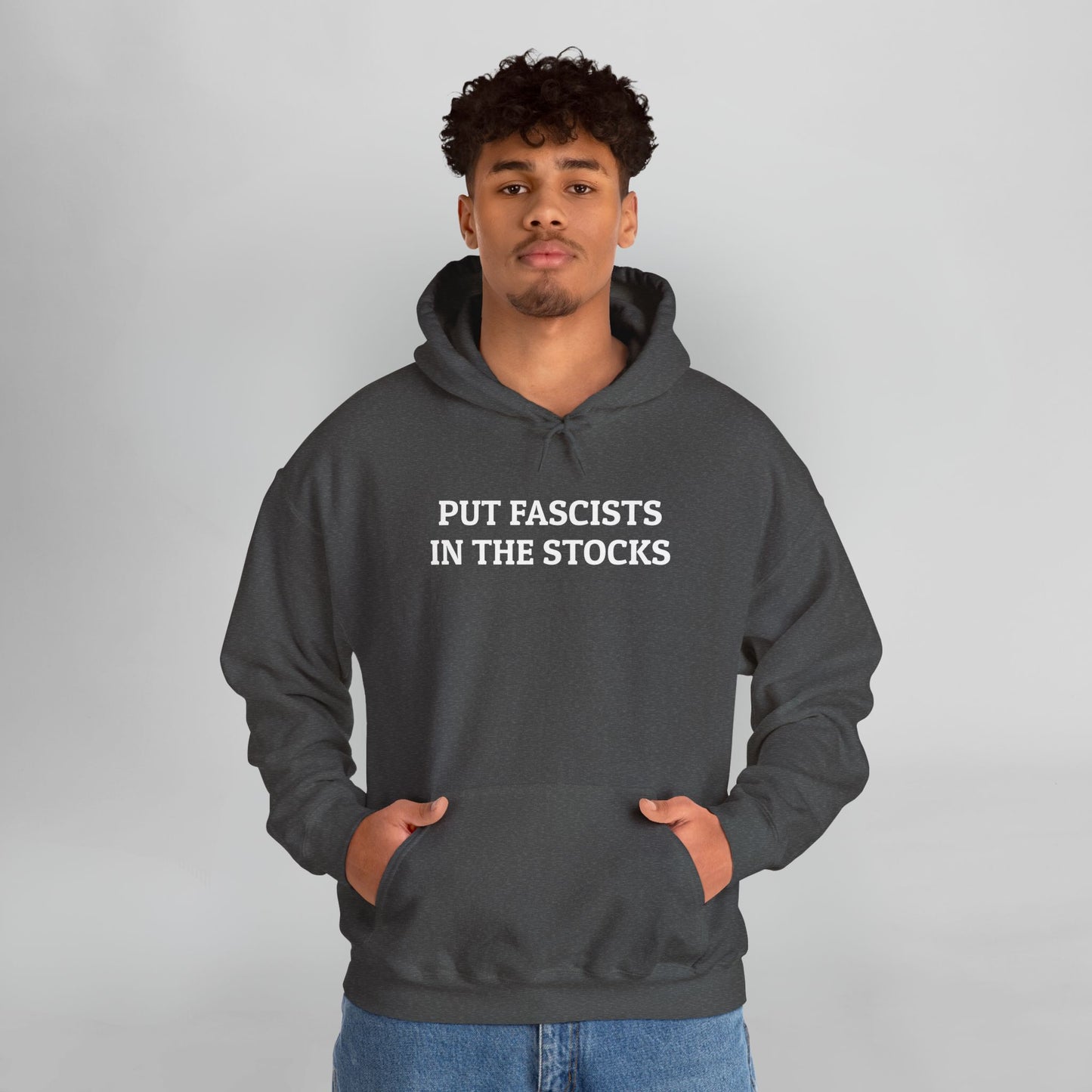 Put Fascists In the Stocks Hoodie
