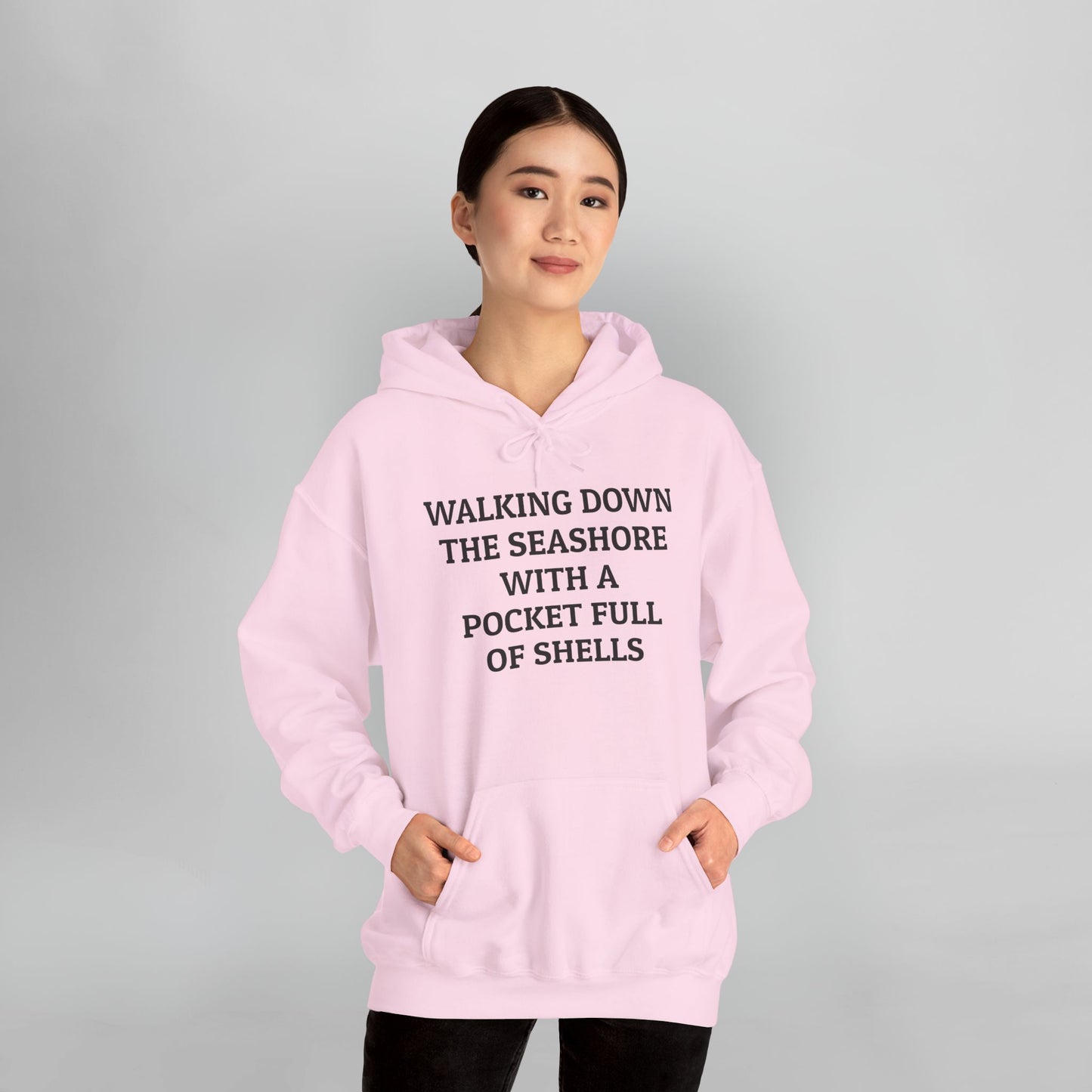 Walking Down the Seashore With a Pocket Full of Shells Hoodie