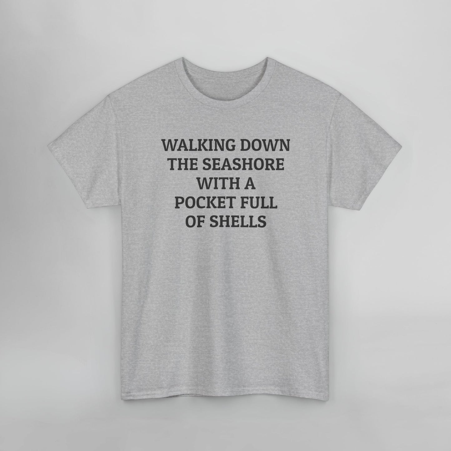 Walking Down the Seashore With a Pocket Full of Shells Tee