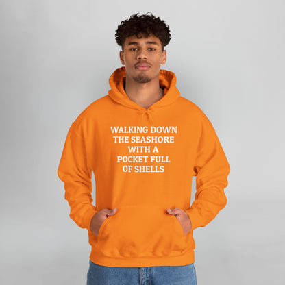 Walking Down the Seashore With a Pocket Full of Shells Hoodie