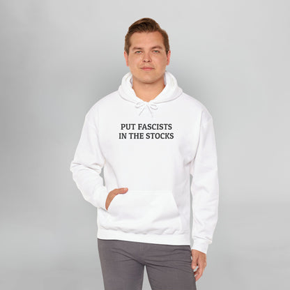 Put Fascists In the Stocks Hoodie