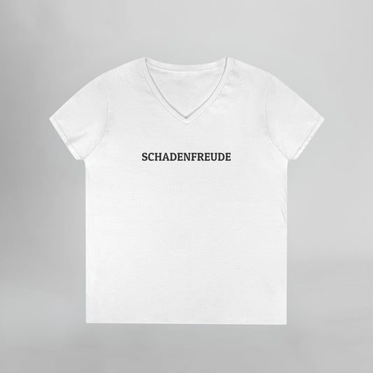 Schadenfreude Women's V-Neck Tee