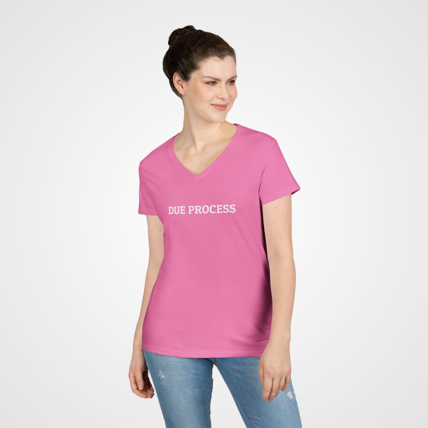 Due Process Women's V-Neck Tee