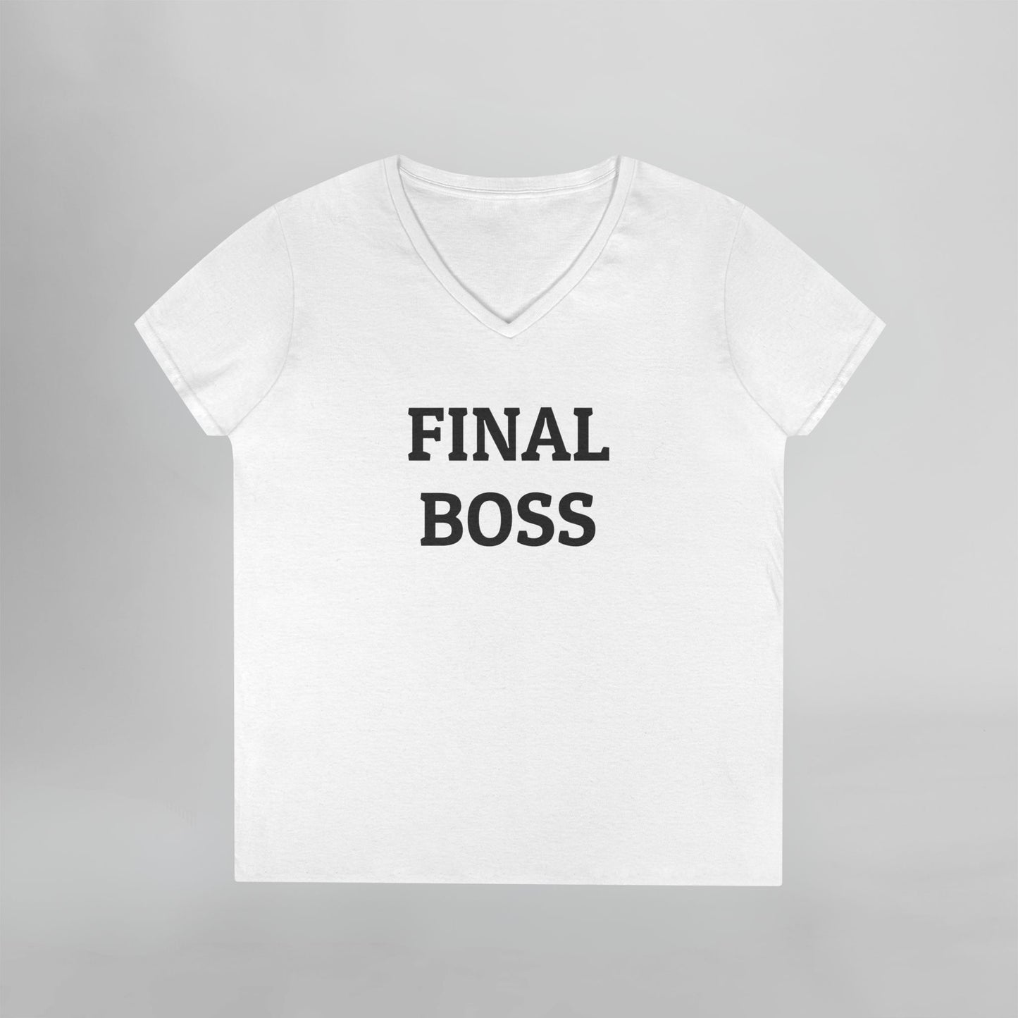 Final Boss Women's V-Neck Tee
