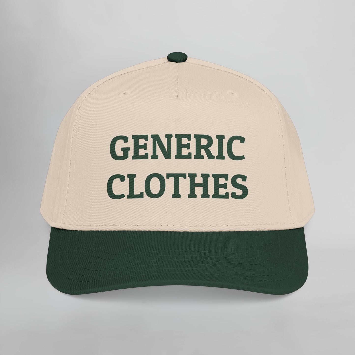 Generic Clothes Embroidered Mid Profile Baseball Cap