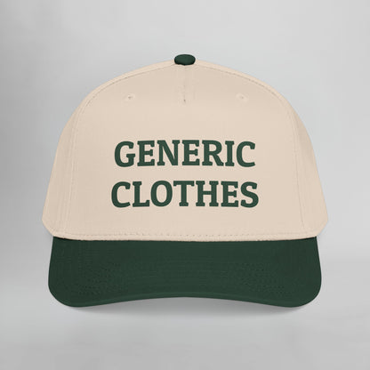 Generic Clothes Embroidered Mid Profile Baseball Cap