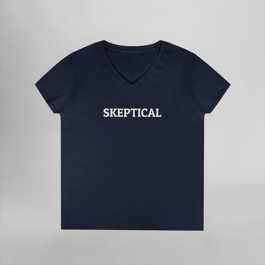 Skeptical Women's V-Neck Tee