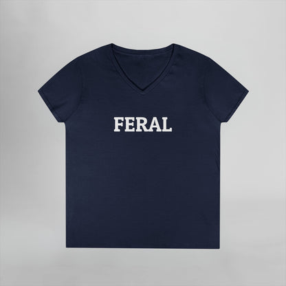 Feral Women's V-Neck Tee