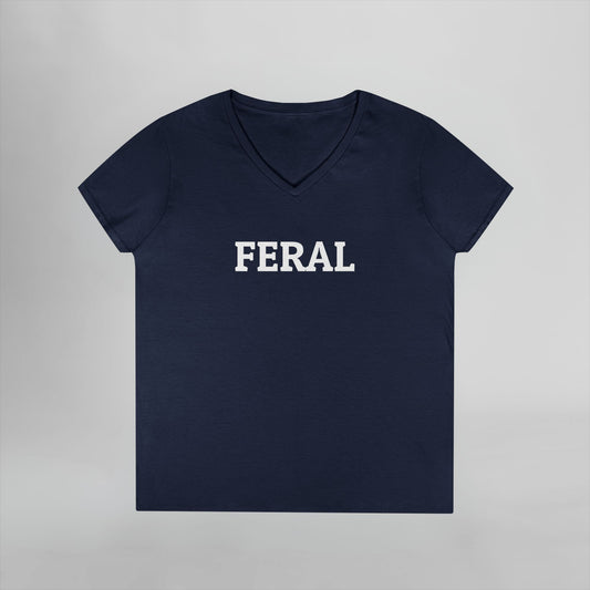 Feral Women's V-Neck Tee