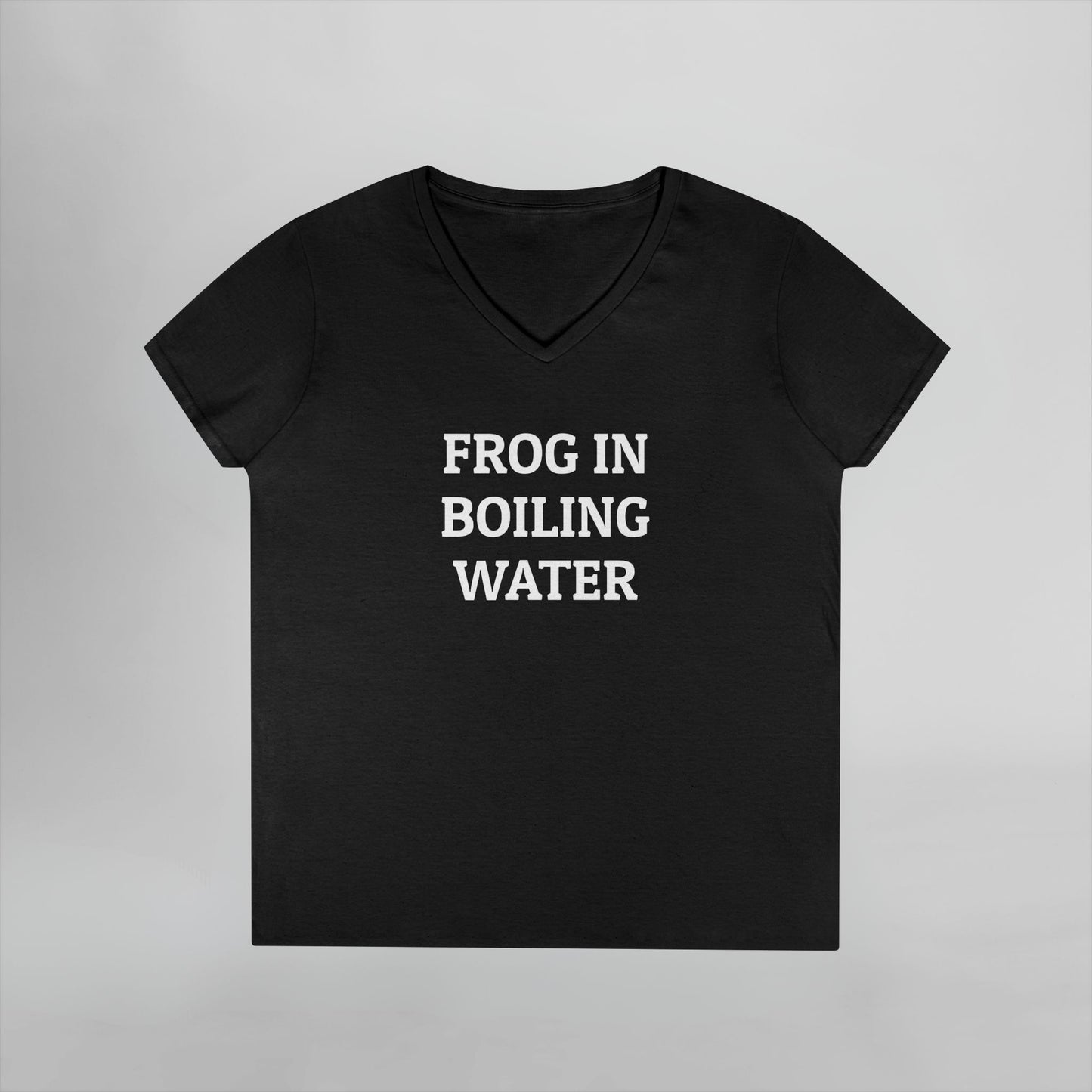 Frog In Boiling Water Women's V-Neck Tee