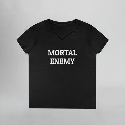 Mortal Enemy Women's V-Neck Tee