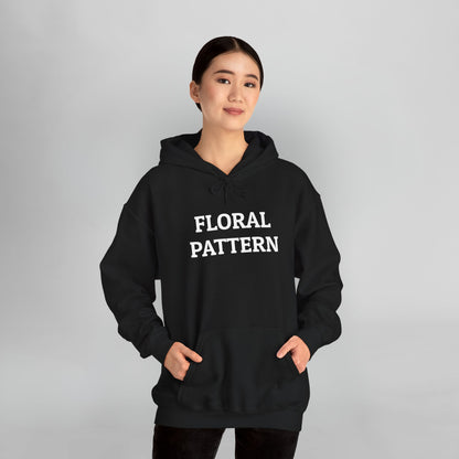 Floral Pattern Hoodie