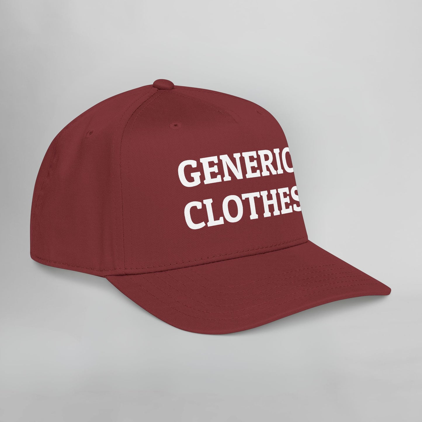 Generic Clothes Embroidered Mid Profile Baseball Cap