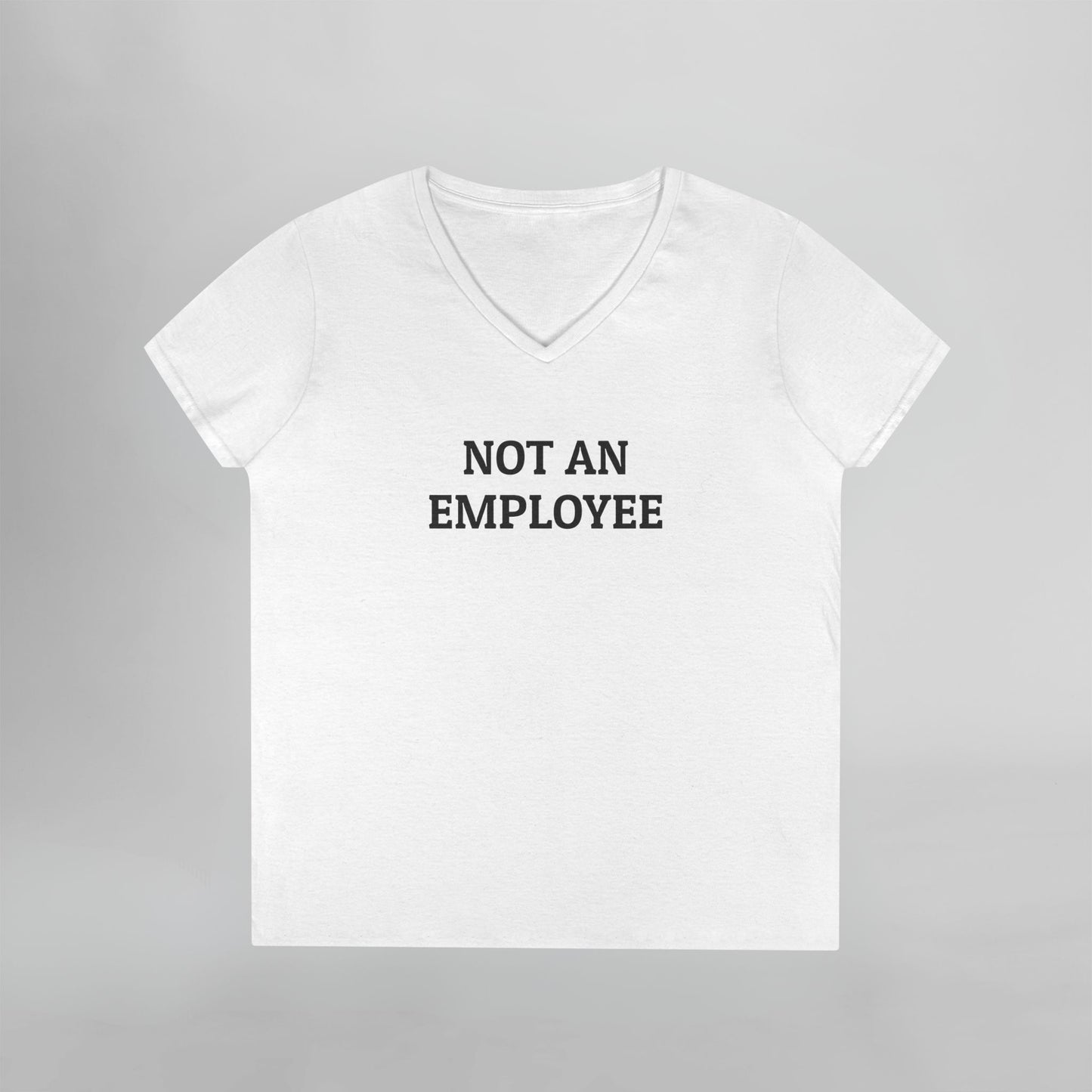 Not an Employee Women's V-Neck Tee
