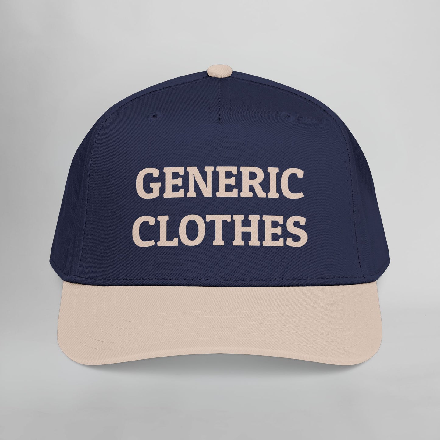 Generic Clothes Embroidered Mid Profile Baseball Cap