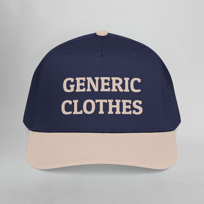 Generic Clothes Embroidered Mid Profile Baseball Cap