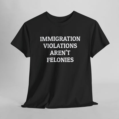 Immigration Violations Aren't Felonies Tee