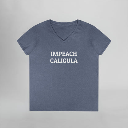 Impeach Caligula Women's V-Neck Tee