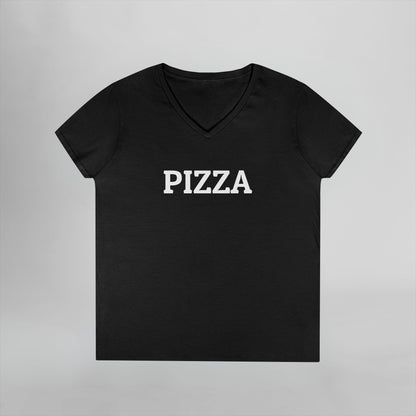 Pizza Women's V-Neck Tee