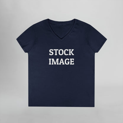 Stock Image Women's V-Neck Tee