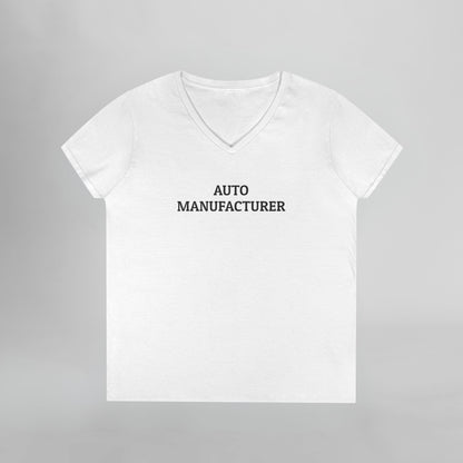 Auto Manufacturer Women's V-Neck Tee
