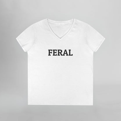 Feral Women's V-Neck Tee