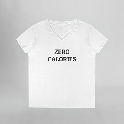Zero Calories Women's V-Neck Tee