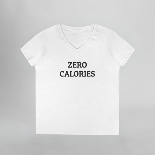 Zero Calories Women's V-Neck Tee