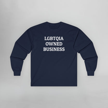 LGBTQIA Owned Business Long Sleeve Tee
