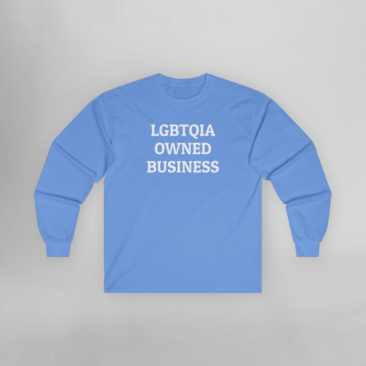 LGBTQIA Owned Business Long Sleeve Tee