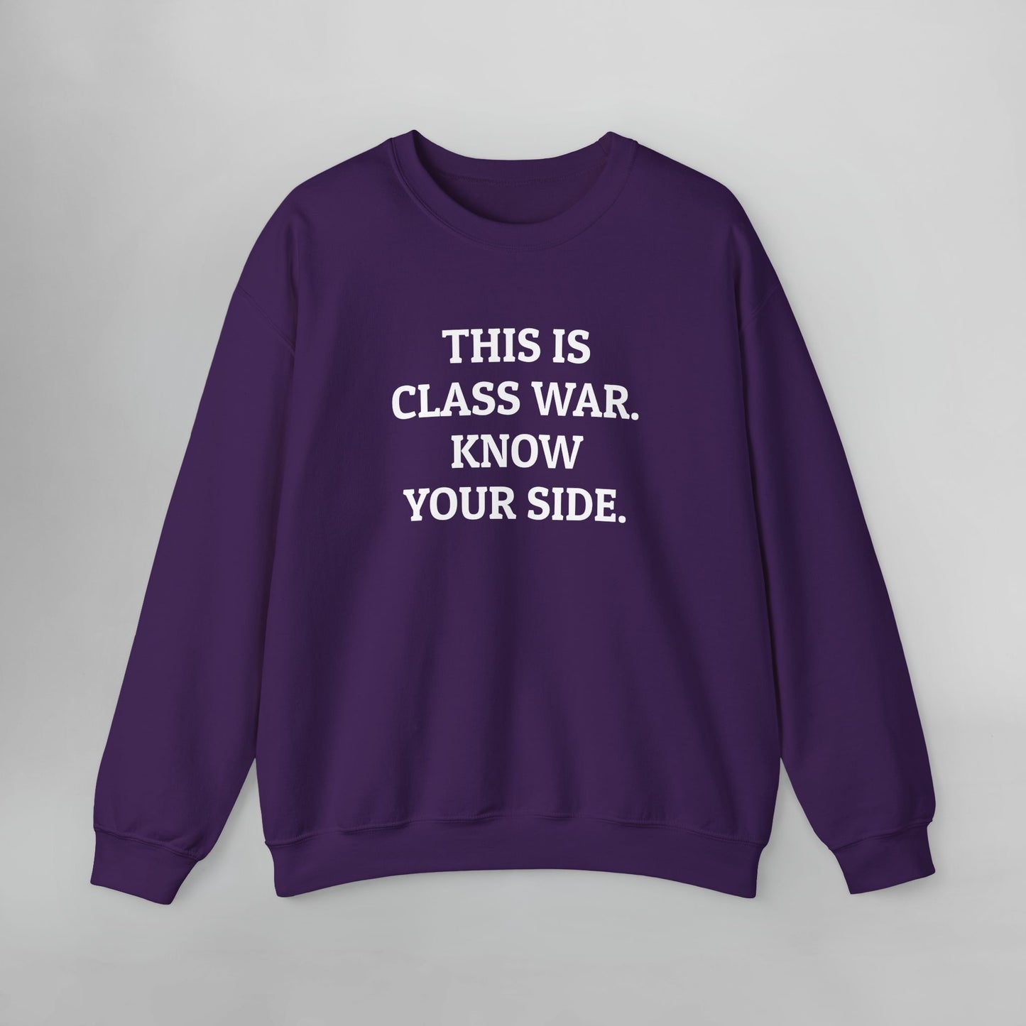 This Is Class War. Know Your Side. Sweatshirt