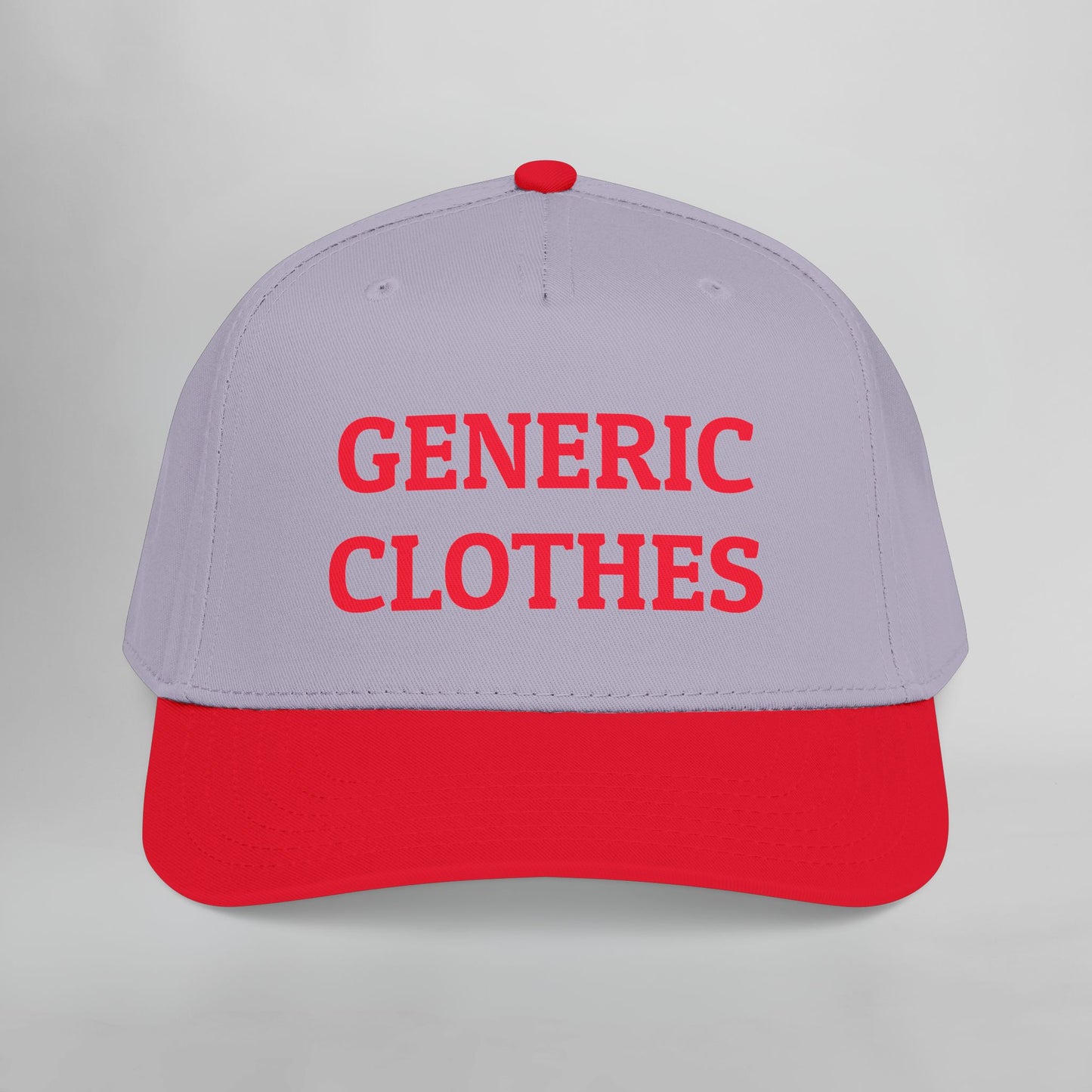 Generic Clothes Embroidered Mid Profile Baseball Cap