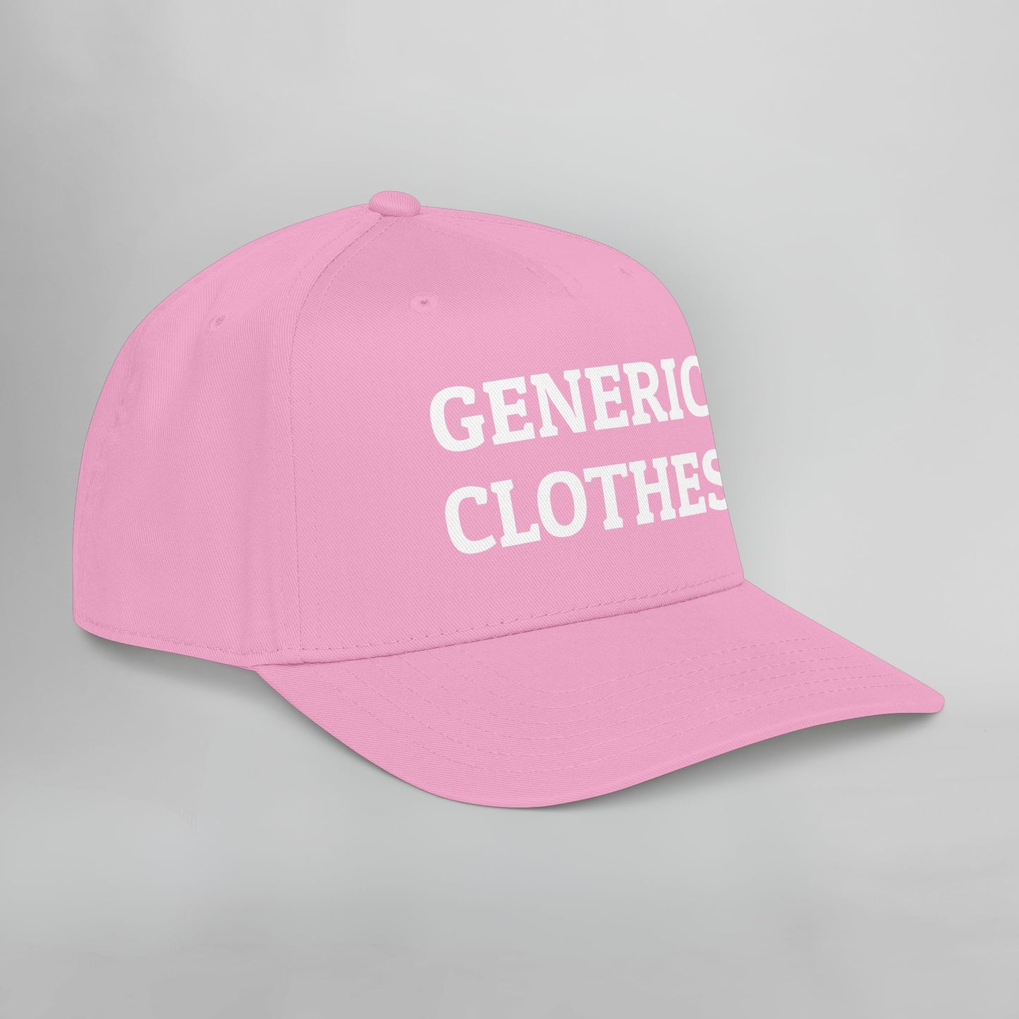 Generic Clothes Embroidered Mid Profile Baseball Cap