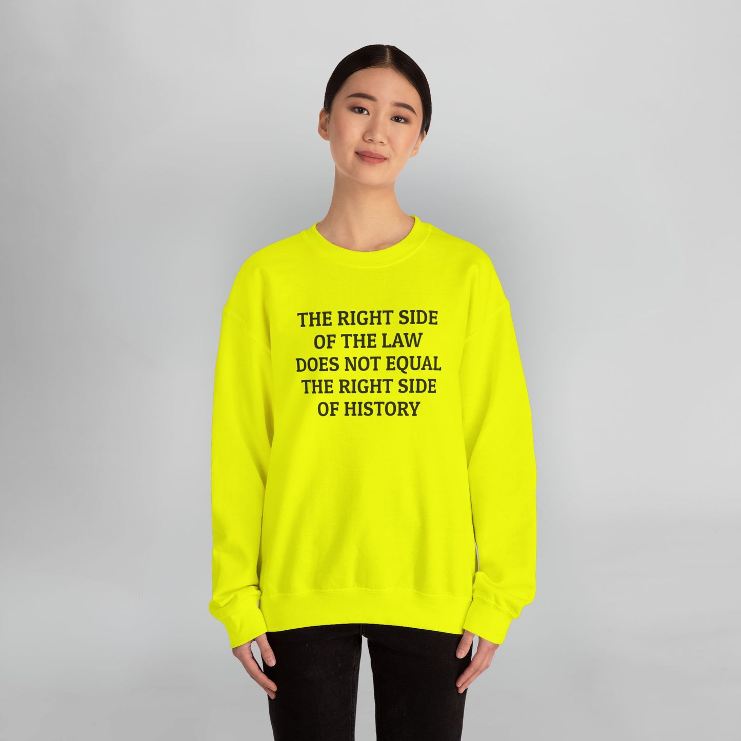 The Right Side of the Law Does Not Equal The Right Side of History Sweatshirt