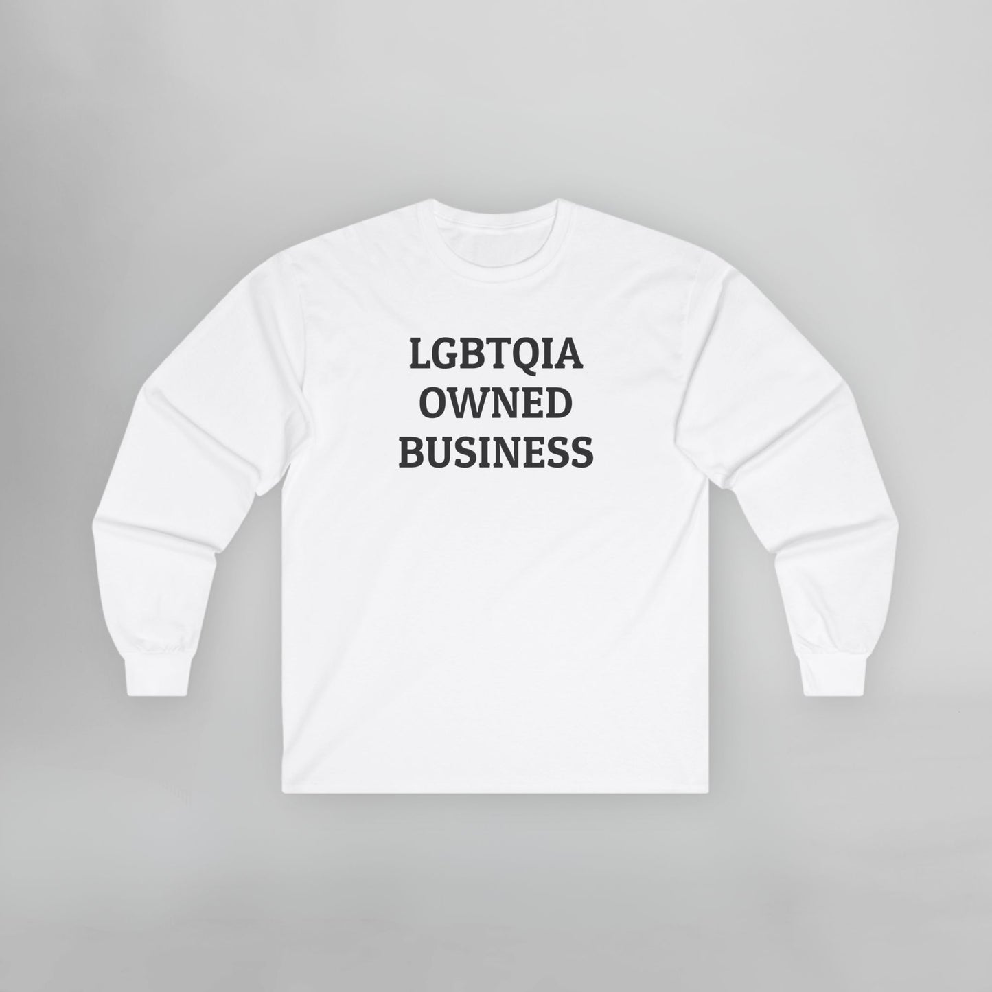 LGBTQIA Owned Business Long Sleeve Tee