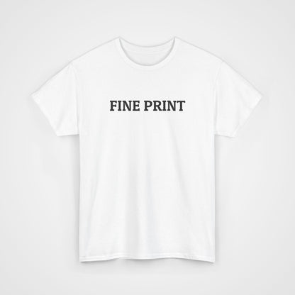 Fine Print Tee