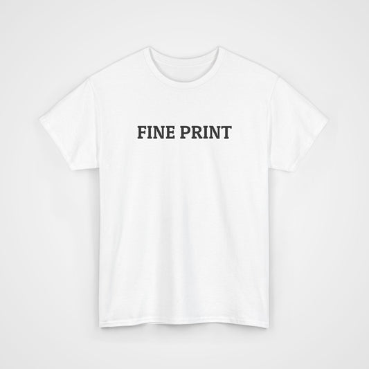 Fine Print Tee